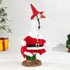 Weihnachtsveranda Gänse-Outfits Roter Rock mit Hut Outdoor Gänse Weihnachts-Kostüm Accessoire für 17 Zoll oder 23 Zoll Gänse-Statue