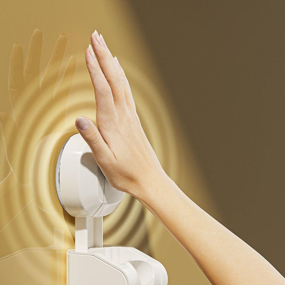 Movable Suction Cup Showerhead Bracket No Hole Punching Shower Rack  Bathroom
