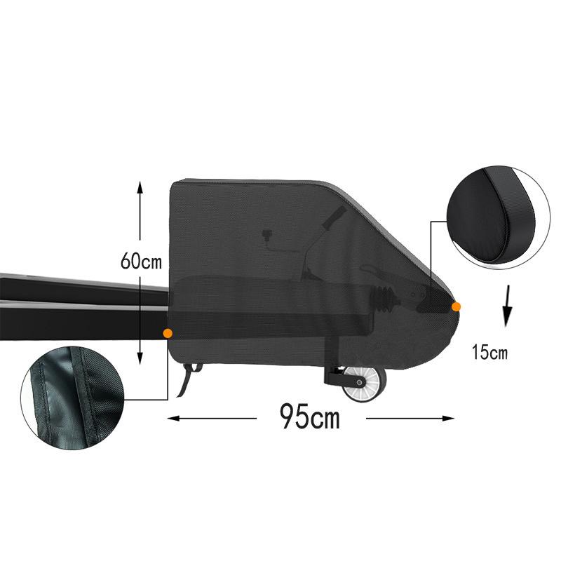 Black RV Travel Trailer Hitch Cover