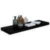VidaXL Floating Wall Shelf High Gloss Black 80x23.5x3.8 Cm MDF