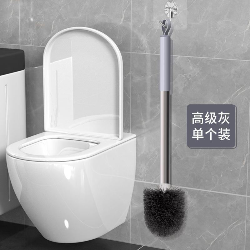 Cleaning Toilet Brush Household Toilet Washing Toilet Brush No Dead Ends with Base Long Handle Set Bathroom Dredging Artifact