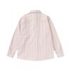 Japanese Vintage Plaid Tie Striped Shirt Loose Fit Couple Casual Top Teens