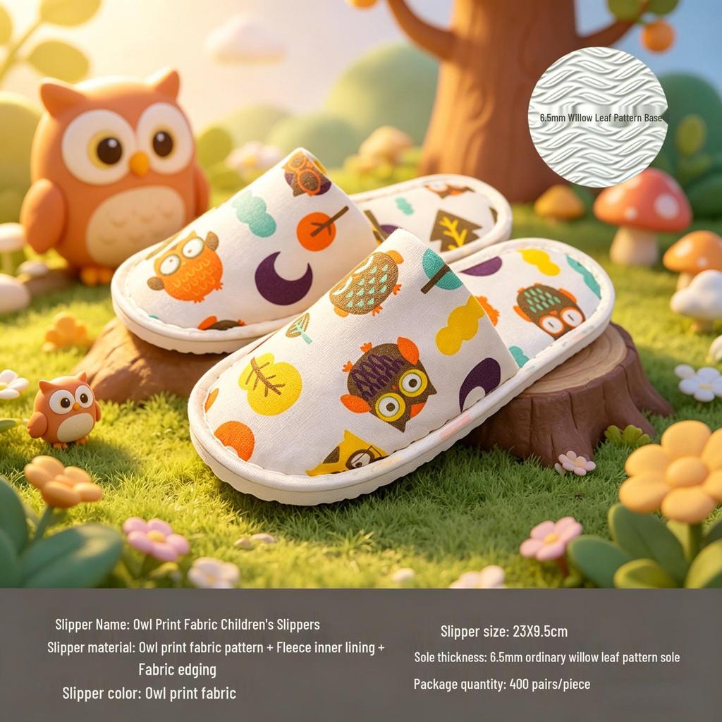 Star Hotel Disposable Non-Slip Slippers for Bed & Breakfast, Guest Room, Beauty Salon, Club House, and Home.