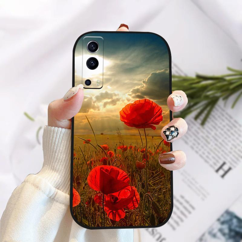 For Vivo Y72 Y52 5G Case Cover Stylish Painted Silicone Soft TPU Phone Protective Shell For Vivo Y 72 52 5G Shockproof Bumper