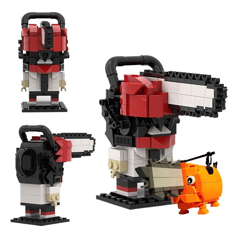 Pochita 132pcs Denji Power Building Blocks Figures Model Birthday Gift