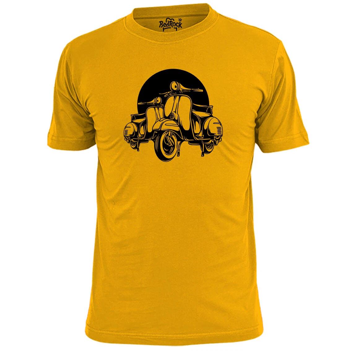 Mens 2 Scooter Stencil T shirt Mod Boy Weller Jam 3XL