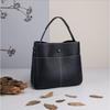 Top-grain Leather Women's Bag, Fashionable and Versatile Bucket Bag, Single-shoulder Leather Crossbody Bag for Women