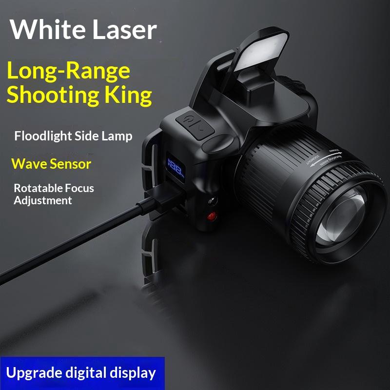 Led Sensor Headlamp Camping Search Light Rechargeable Powerful Headlamp Front Lanterns Headlights Head Flashlight