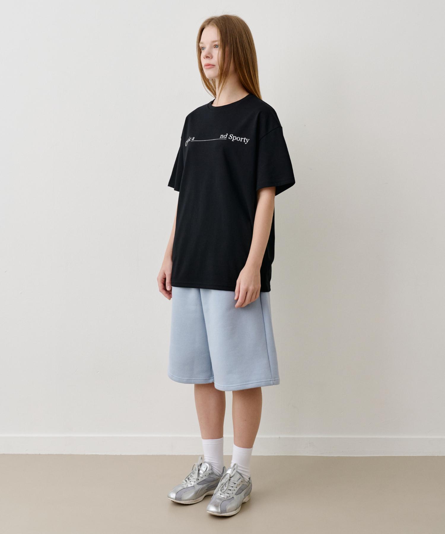 Apego Sports Overfit Short Sleeve Black #1(M)