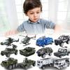 Mini Affairs Military Fire Fighting Special Police Alloy Car Model Toy Children