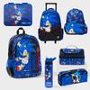 Smiggle Australia Sonic Cartoon Large Waterproof School Backpack for Kids