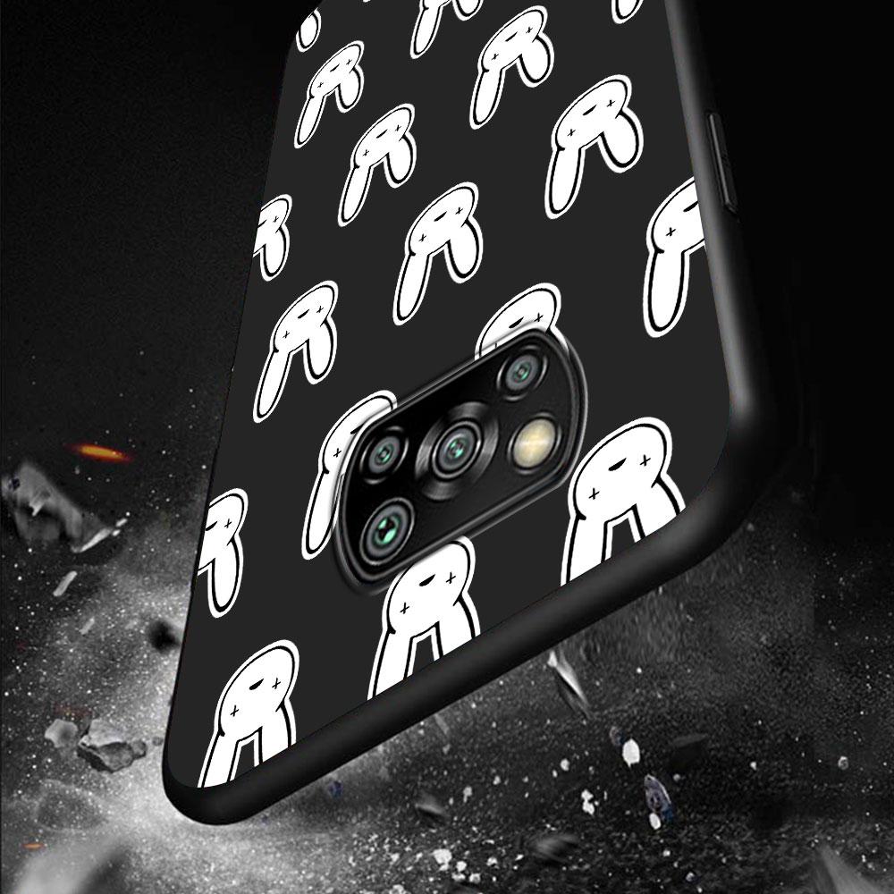 Pouzdro Bad Bunny X100pre pro Xiaomi Poco M5s X3 NFC F3 X5 M4 M3 Pro Černý Silikonový Měkký Kryt na Telefon Coque