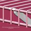 4lots Epoxy Coated Shelf Support Brackets Reinforced Stainless Steel Brackets for Wire Shelving Secure Mounting