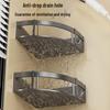 Qianyu No-Drill Aluminum Bathroom Corner Shelf