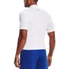 Under Armour Men's HeatGear® Compression Mock Short Sleeve T-shirt White 1372586-100