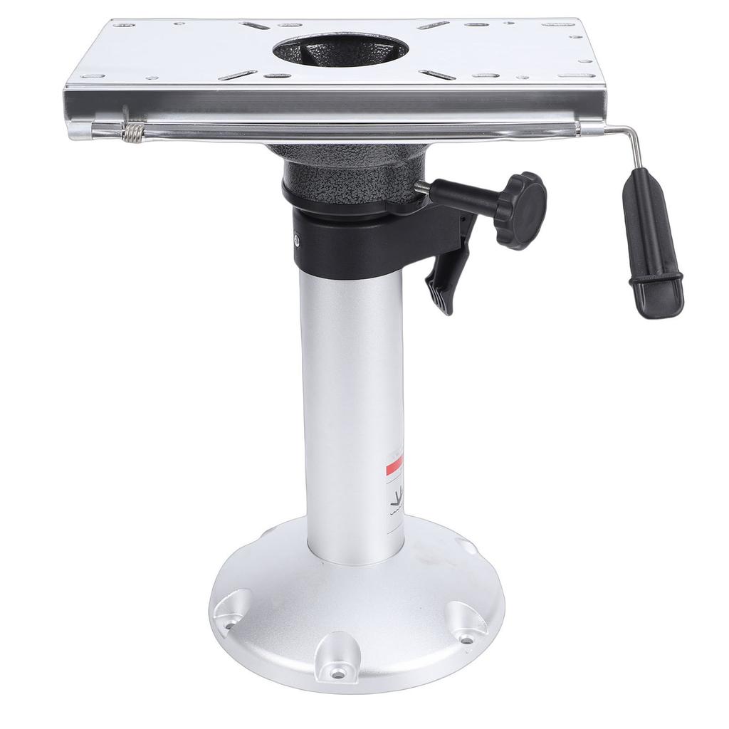 Boat Seat Pedestal with Slide Aluminium Alloy 17 24in Adjustable Height Boat Chair Base for Yacht Ship Floating Dock