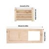 Griglia per Aerazione Sauna in Legno Finestra a Persiana per Stanza Sauna Pannello di Ventilazione Griglie di Fornitura Attrezzatura