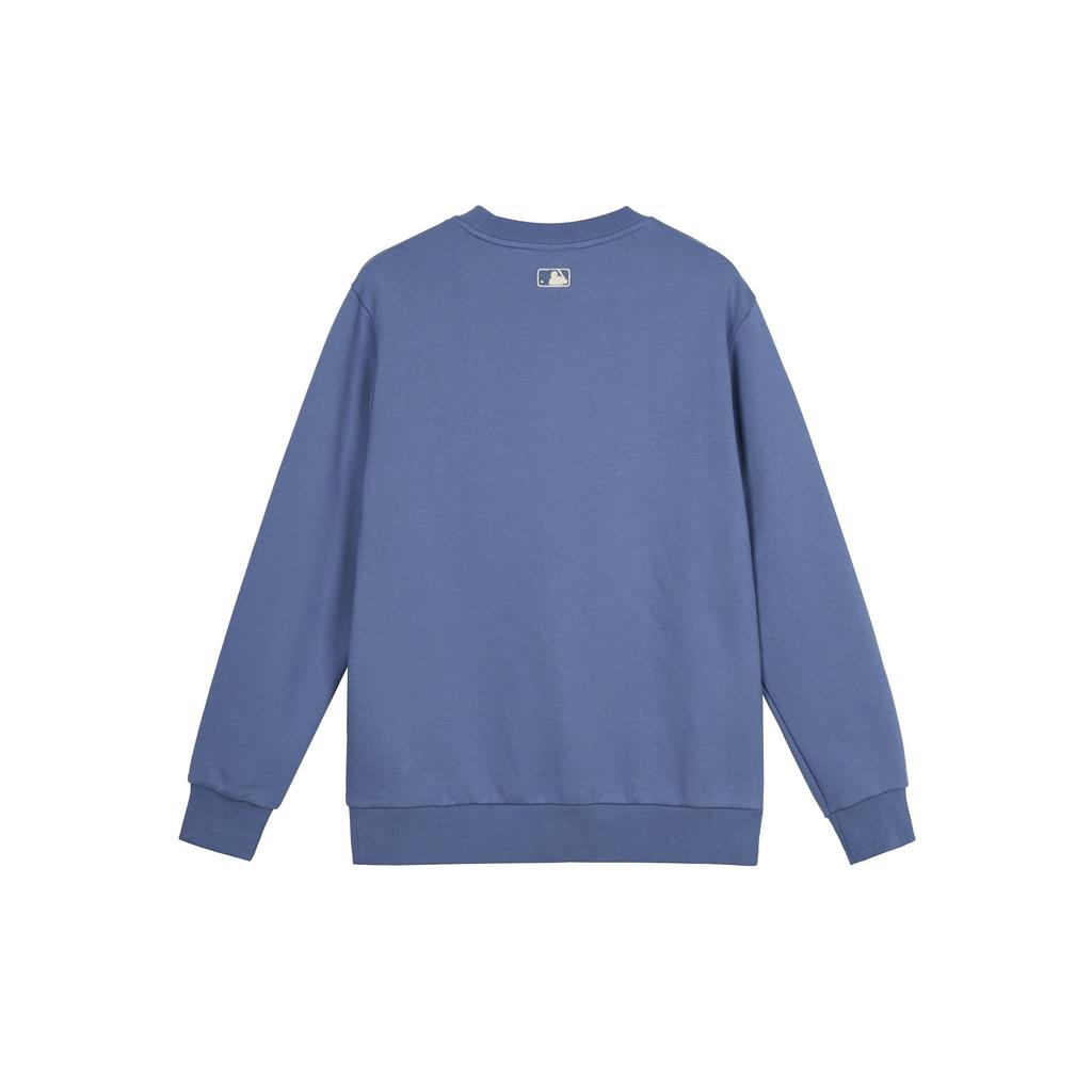 MLB Sweatshirts Unisex Blue Crew Neck Moderate Regular 3AMTB0314-50BLD