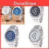 Mens Alloy Watch With World Time Function For Adults Street Style Gift