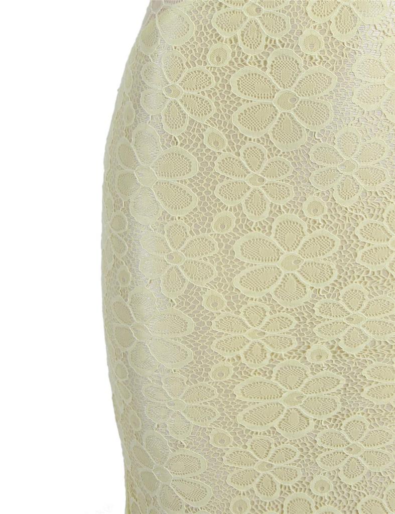 Elegantes Damen-Abendkleid aus Spitze mit schlanker Meerjungfrauen-Silhouette