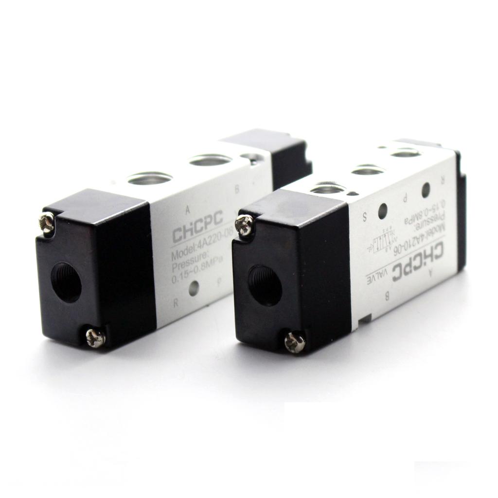 Pneumatic Control Valve 4A210-08 4A110-06 Two-position Five-way  Single Control Pneumatic Valve 4A310-10 Double-head 4A220-08