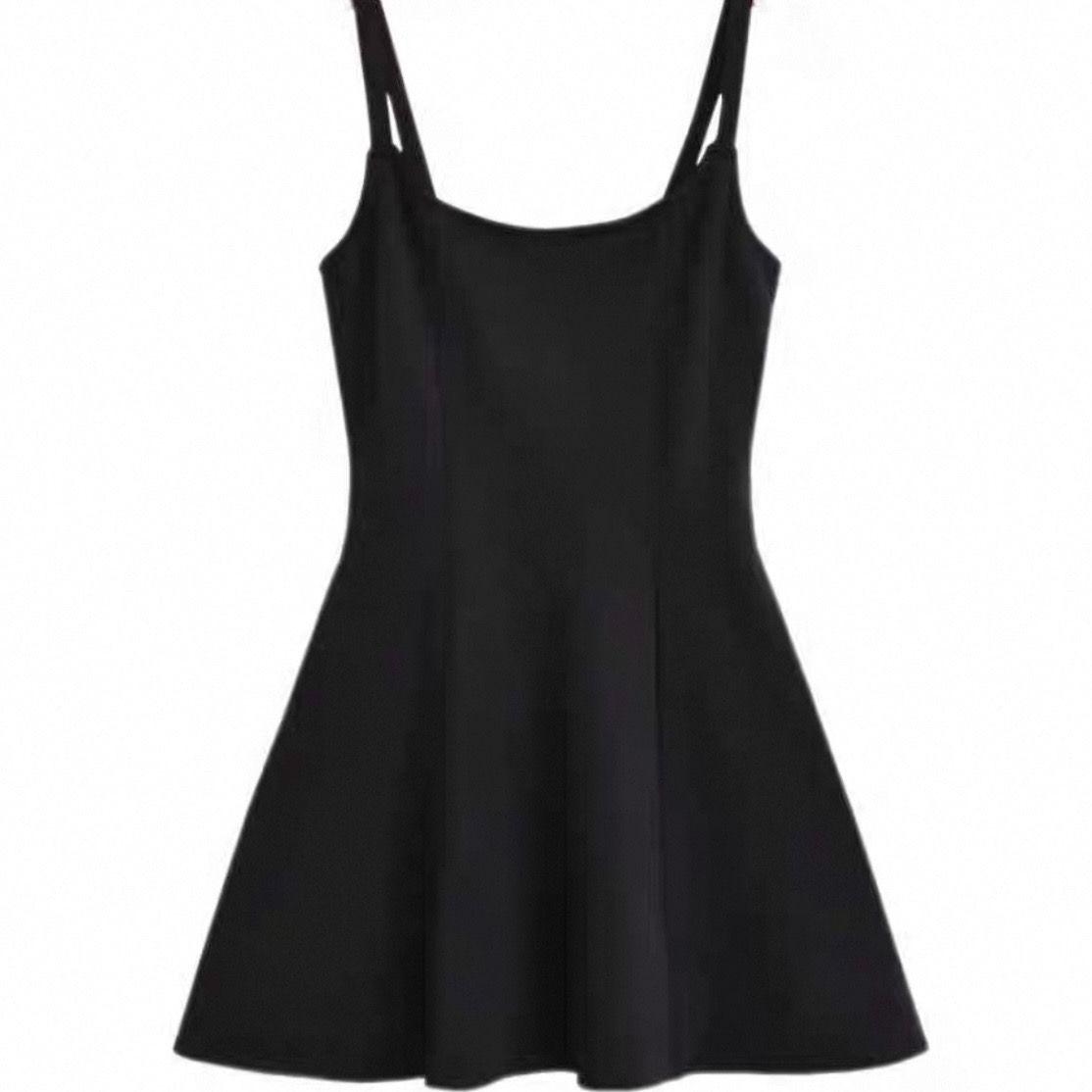Plus Size Red Retro French Camisole Mini Dress - Elegant Waist-Cinched A-Line for Slimming Figure L recommended 100-120 jin
