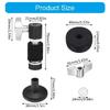 13Pcs Replacement Drums Felt Set Include Wing Nuts & Washers & Plastic Cymbal Sleeves Drum Cymbal Felt Pads Set