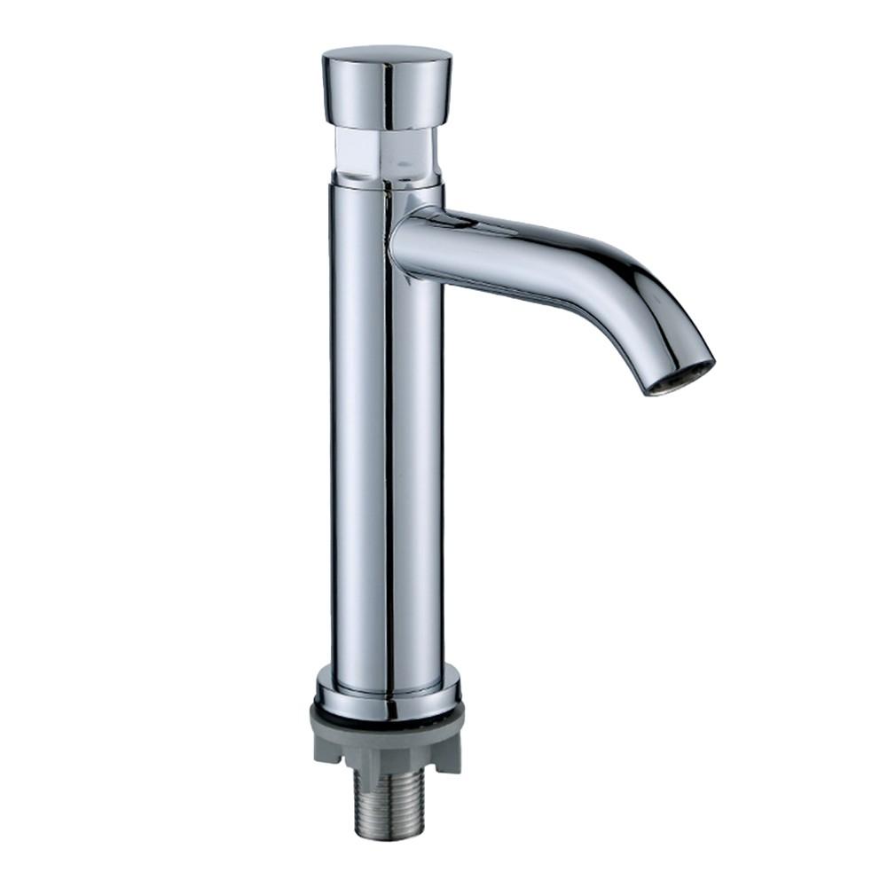 Press Type Stainless Steel Faucet Non Tarnish Effect Time Delay Function B
