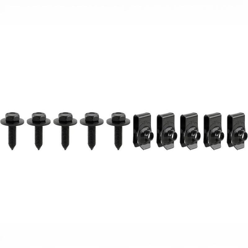 M6 Car Body Screw Bolt With U Type Spring Clip Nut Fastener Kit Auto Replacement Repair Hardware Accessories