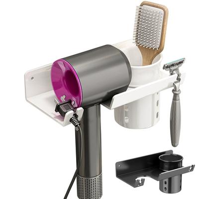 Universal-Haartrocknerhalter, Wandhalterung, Fönhalter mit Kabel-Organizer