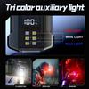 Portable Mini LED Flashlights USB Rechargeable EDC Flashlight with Battery Display Magnetic Working Light 7 Modes Fishing Torch