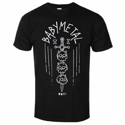 Babymetal Unisex Adult Skull Sword Cotton T-Shirt