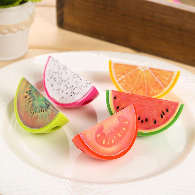 

Sharpener fruit hand pencil sharpener kids fanny stationery papeleria taille crayon 4pcs 1pcs