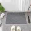 Diatomite Bath Mat Toilet Door Non-slip Mat Water Absorption Quick Drying Diatomite Stone Shower Mat Entryway Rugs Indoor