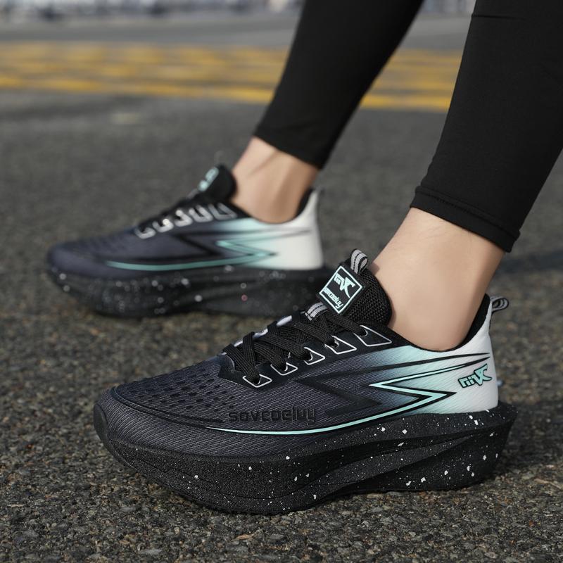 Herren Sports Spezialität Marathon Laufschuhe Carbonplatte Atmungsaktiv Leichtgewicht Damen Bequem Sportlich Rutschfest Dämpfung Stabilität Sneaker