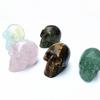 Naturalny Kwarc 5cm Kryształowa Czaszka Rzeźbiona Czaszka Reiki Uzdrowienie Dekoracja Rzeźba