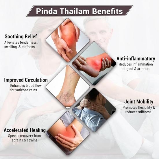 Aarshaveda Ayurvedic Pinda Thailam Ayurvedic Pain Relief Oil (150 ML) Traditional Ayurvedic Oil Offering Positive Relief To Your Mind