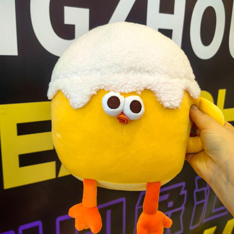 Duddun Chicken Plush Toy Cute Feather Filling For Kids Bedroom Decor Gift