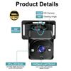1080P Baby Car Camera, 4.3  Baby Monitor with Night Vision Function and 150 degrees  Wide View Angle, 360 degrees