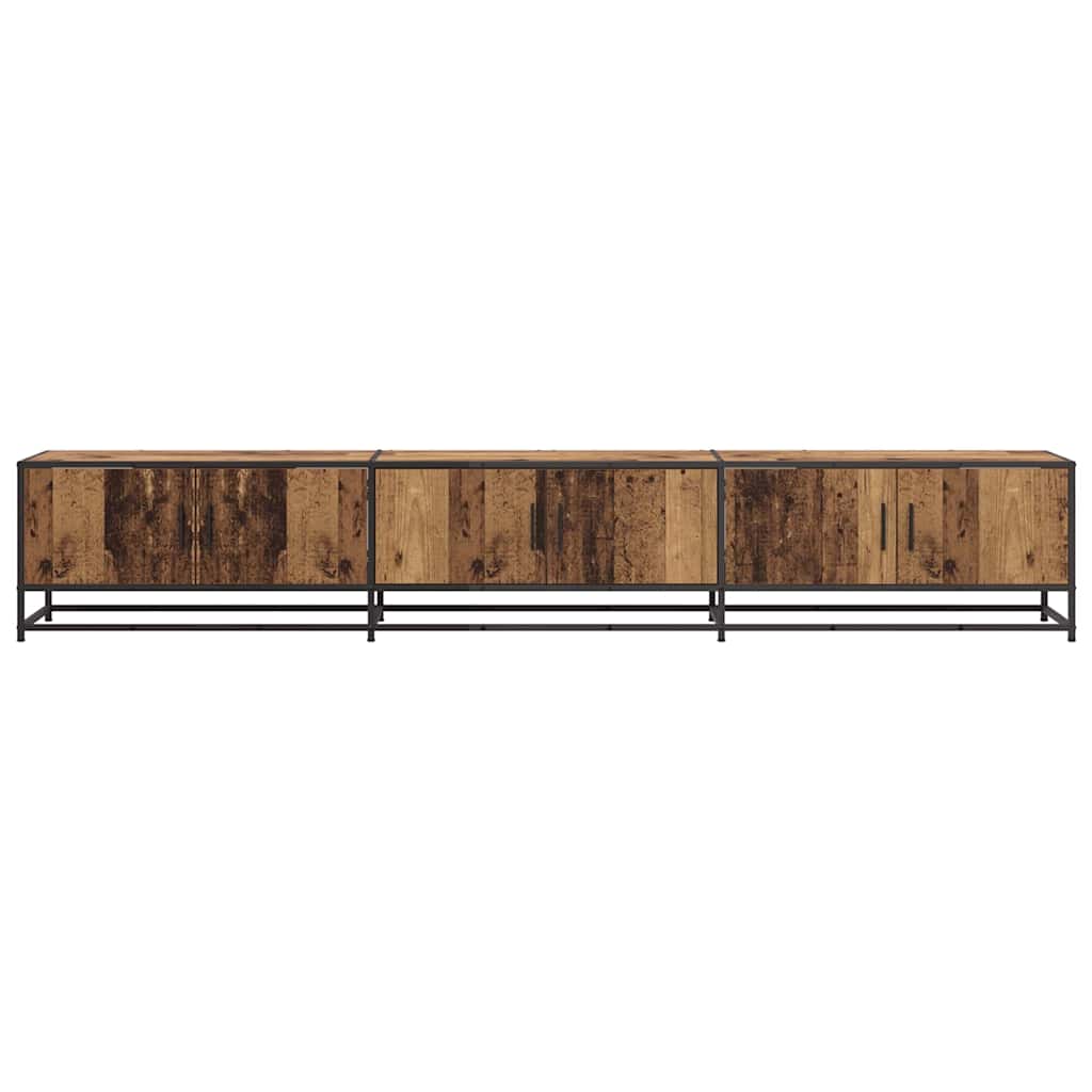 TV Units 2 pcs Reclaimed Wood 240 x 35 x 41 cm Wood Based Material