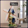 MOULD KING 10060 Medieval Building Block The MOC-138190 Windmill Model European Century Brick Toys Assembly Kids Christmas Gift
