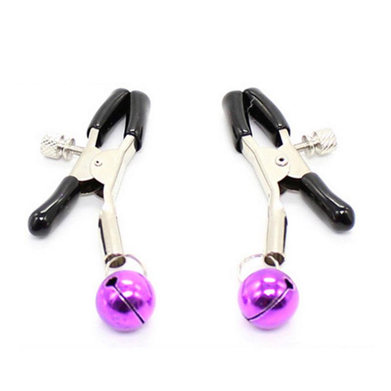 Colorful Metal Nipple Clamps 1/2Pcs Female Sex Toys for Women Couples Bondage Breast Clips Adjustable Sensual Accessories