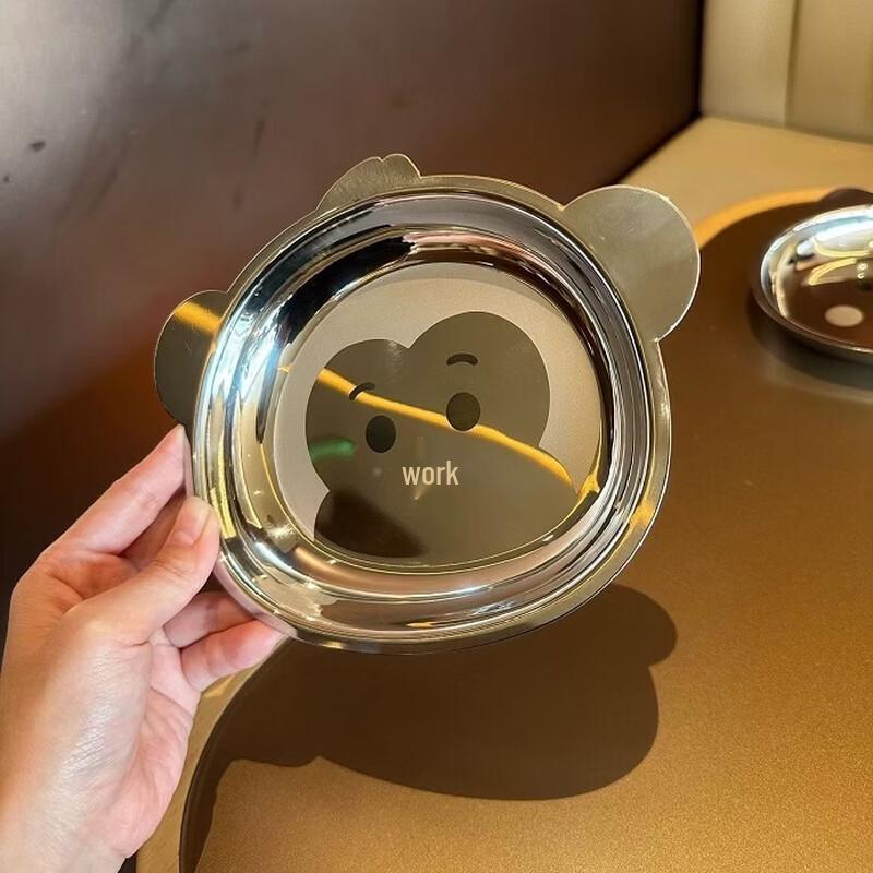 Wu Tuo Kids 316 Stainless Steel Cartoon Monkey Plate