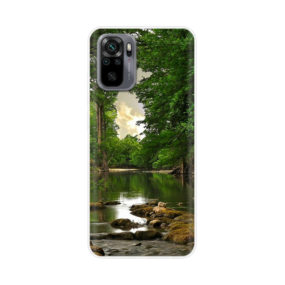 Silikon Blumen Handyhülle Für Xiaomi Redmi Note 10 Hülle 6.43'' Schöne TPU Rückseite Für Xiomi Redmi Note10 Pro Bumper Hüllen