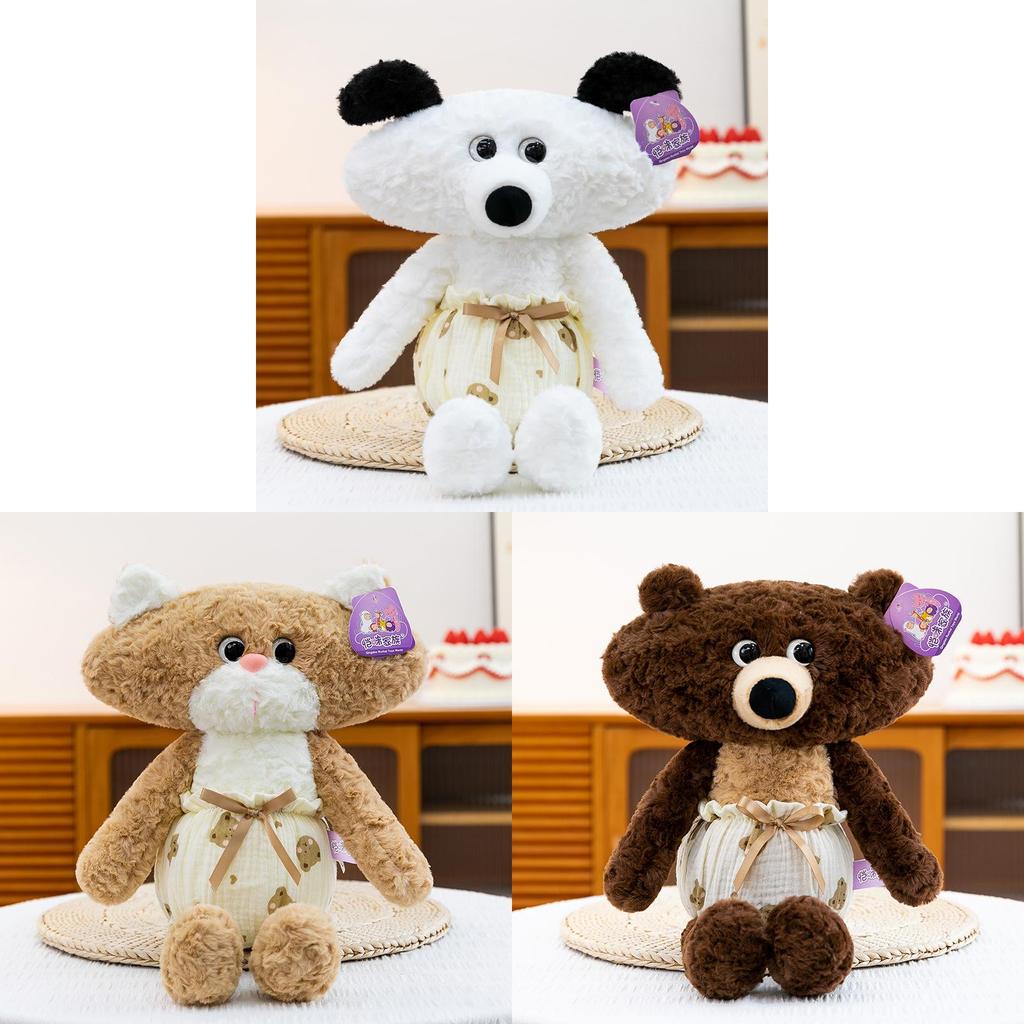 Plush Bear Sleepwear Toy With Pp Cotton Fill For Kids And Girls