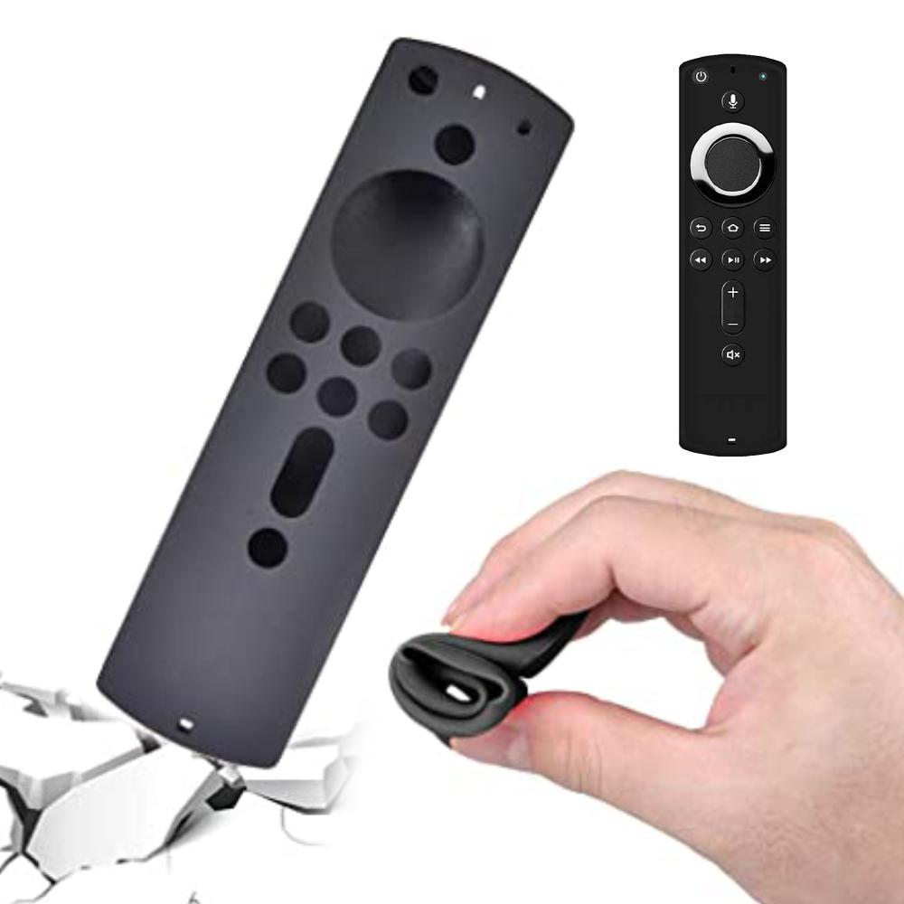 Remote Control Silicone Sleeve Black Remotes Protective Case Cover Skin