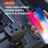 SEAMETAL 150W Car Inverter QC3.0 Type C Fast Charger Car Socket Multifunctional Three Port Vehicle Power Converter Digital Display