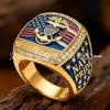 Patriotic American Champion Ring