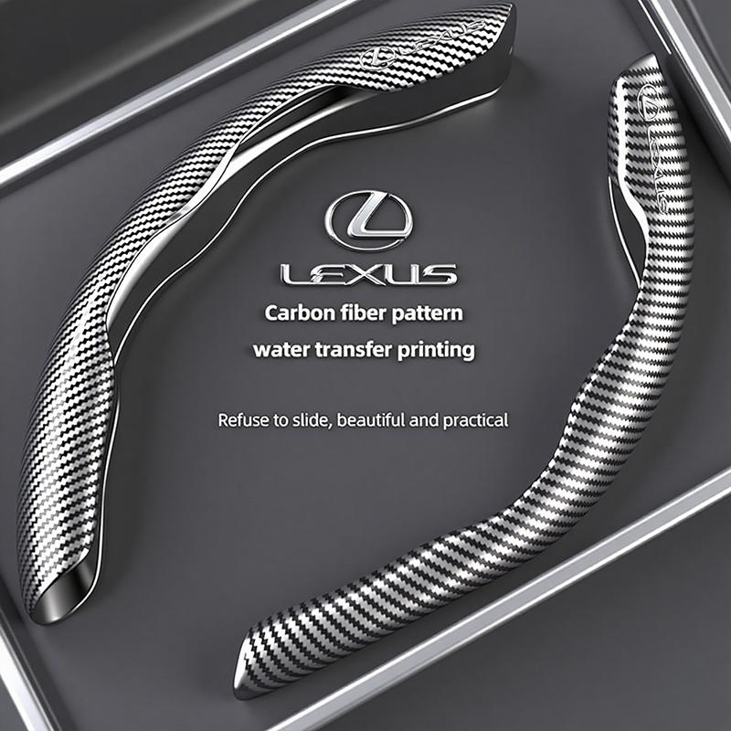 DJSZ3 Carbon fiber Car Steering Wheel Cover Non-slip Protective Pad For Lexus F SPORT ES RX NX LS UX LM LX GX LC RZ IS CT GS RC HS SC