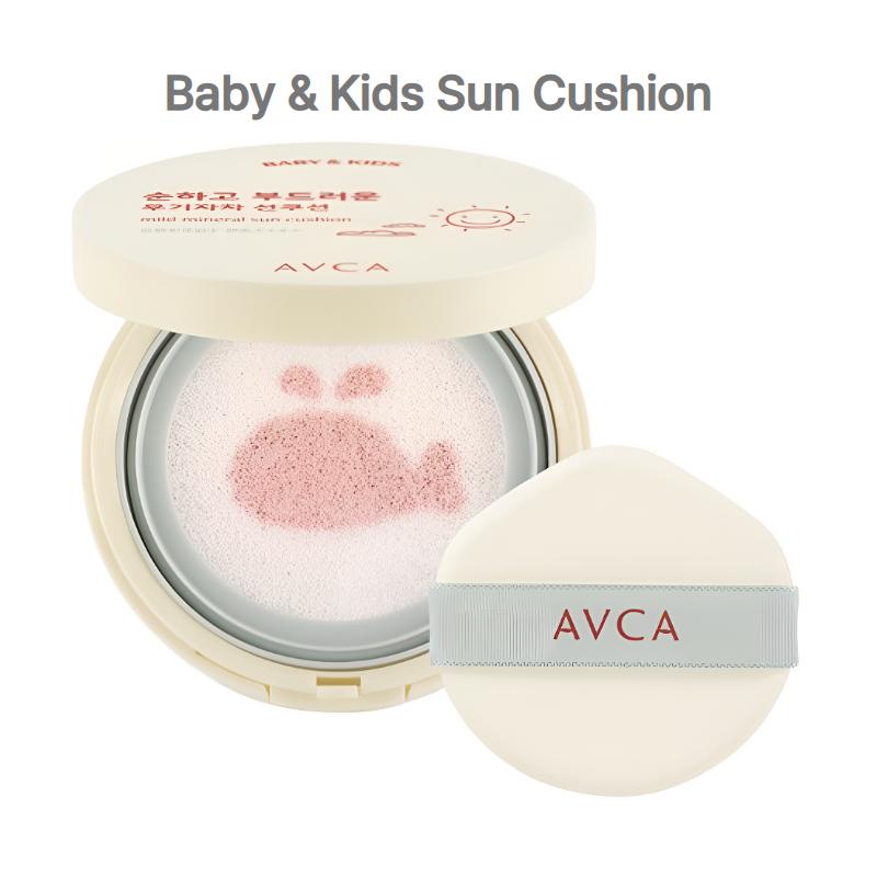 

AVCA Baby & Kids Мягкий минеральный солнцезащитный кушон SPF50+ PA++++ (13g)